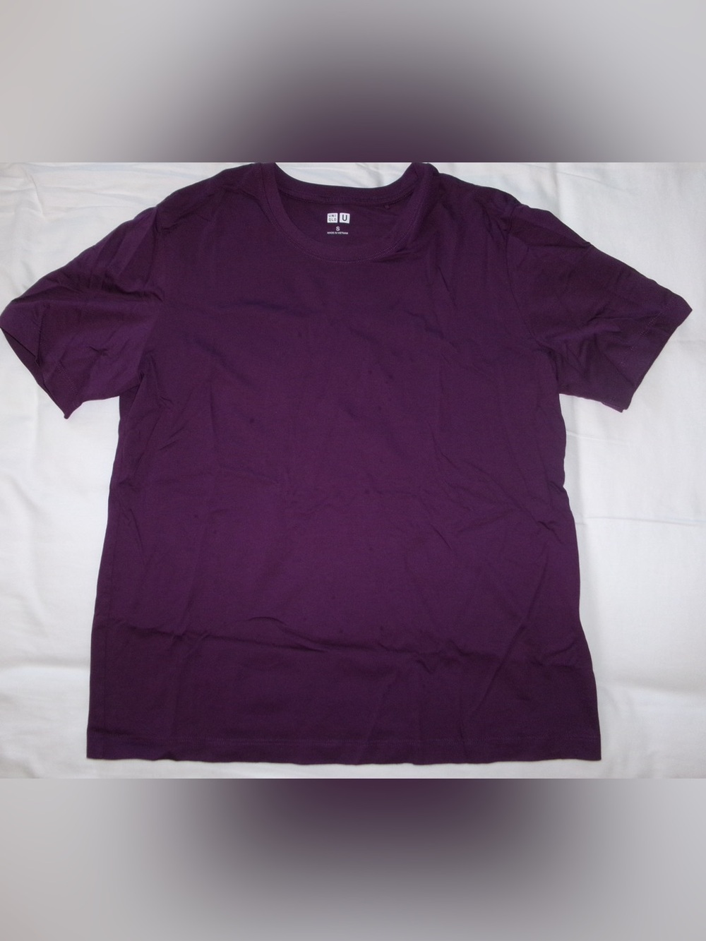 Uniqlo U Women’s Athletic T-Shirt in Plum Purple - Size S